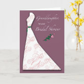 Carte Fille Félicitations de Fiançailles Bleu Clair (Fleur jaune)