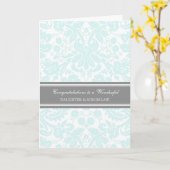 Carte Fille & Fils En Droit Mariage Félicitations Sky (Fleur jaune)