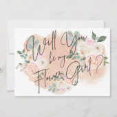 Carte fille Fleur V2 Florale Dreamy (Devant)