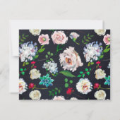 Carte Fille Florale Succulente (Dos)