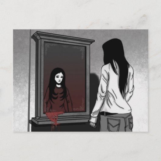 Carte fille manga (Devant)