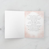 Carte Fille Mariage Jour Aquarelle Floral (Intérieur)