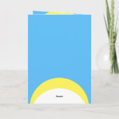 Carte Fille mignonne Ado des cheveux roses Anniversaire (Dos)