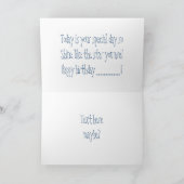 Carte Fille mignonne de Chibi jouant l'harpe sur (Intérieur)