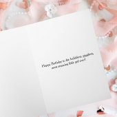 Carte Fille mignonne sur la plage, été, océan, Anniversa