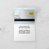 Carte Fille ou Fils Faux Crédit Anniversaire (Intérieur)