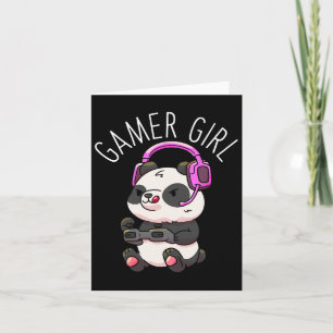 Carte Fille Panda Jeux Pandas Vidéo Jeu Femmes Filles Gi