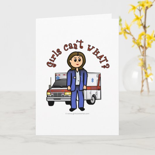 Carte Fille paramétrique légère (Fleur jaune)