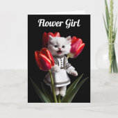 Carte Fille Perse Blanche (Devant)