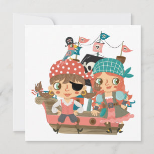 Carte Fille Pirates