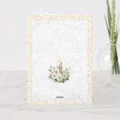 Carte Fille première communion Bénédictions spéciales Sa (Dos)