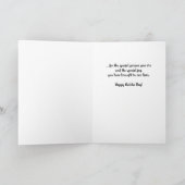 Carte Fille reconnaissante lors de la journée d'adoption (Intérieur)