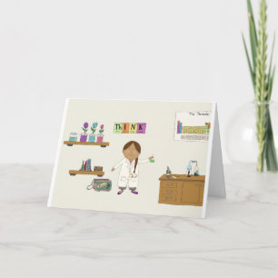 Carte Fille scientifique