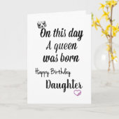 CARTE **FILLE** SPÉCIAL "VOUS" ET SPÉCIAL "ANNIVERSAIRE" (Fleur jaune)