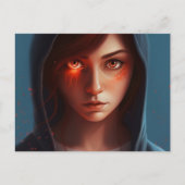 Carte fille super-héros (Devant)