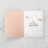 Carte Fille Sur Rétro Téléphone Pour Anniversaire (Intérieur)