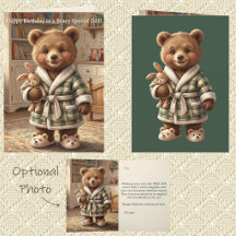 Fille Toddler Ourson Mignon Anniversaire