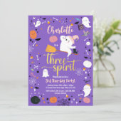Carte Fille Trois Esprit 3e fête d'Halloween (Debout devant)