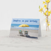 CARTE **FILLE** VOUS MÉRITEZ UN ANNIVERSAIRE "GRANDE VUE (Fleur jaune)