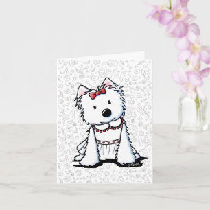 Carte fille Westie