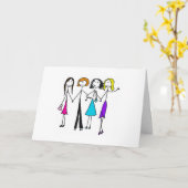 Carte Filles (Fleur jaune)