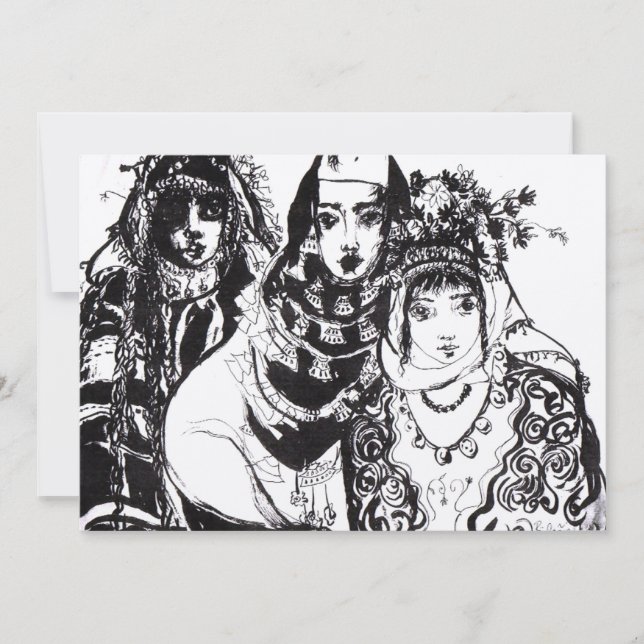 CARTE FILLES ANATOLIENNES (Devant)