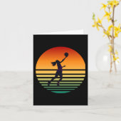 Carte Filles de basketball (Fleur jaune)