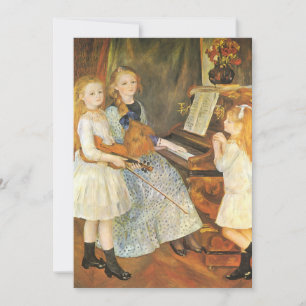 Carte Filles de Catulle Mendes par Pierre Renoir