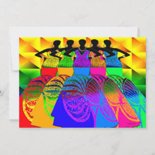 Carte Filles de rêve à l'africaine