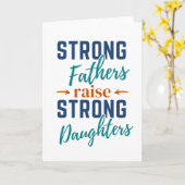 Carte Filles fortes grâce à Pères forts (Fleur jaune)