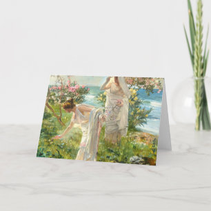 Carte Filles grecques sur le rivage Joaquin Sorolla Y Ba