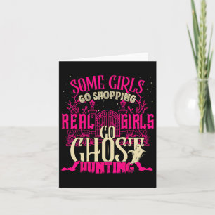 Carte Filles mignonnes Allez Chasse Fantôme Paranormal S