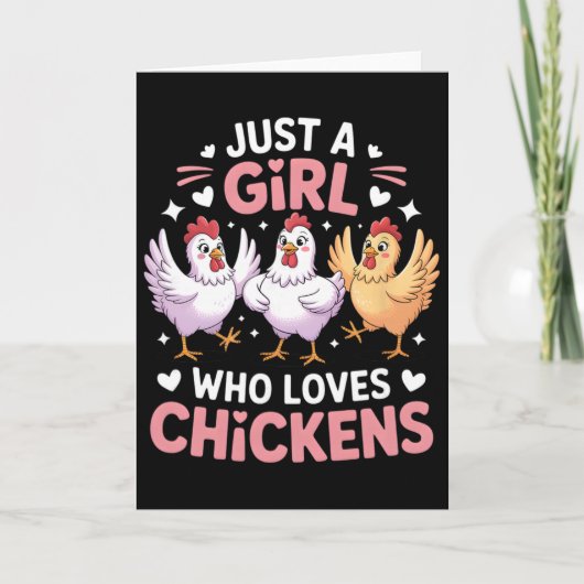 Carte Filles Poulet (Devant)