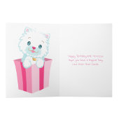 Carte Filles roses mignonnes Premier anniversaire