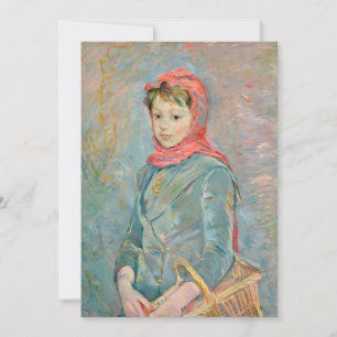 Carte Fillette Portant un Panier Berthe Morisot
