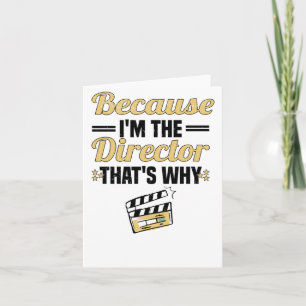 Carte Film de long métrage réalisateur