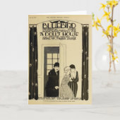 Carte Film silencieux d'annonce d'exposant de Lon Chaney (Fleur jaune)