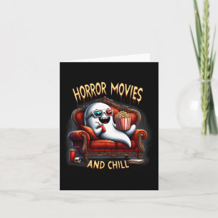 Carte Films D'Horreur Et Chill Éffrayant Halloween Ghost