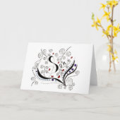 Carte Fils (Fleur jaune)