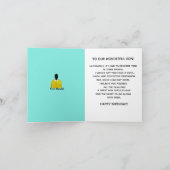 Carte Fils afro-américain heureux anniversaire (Intérieur)