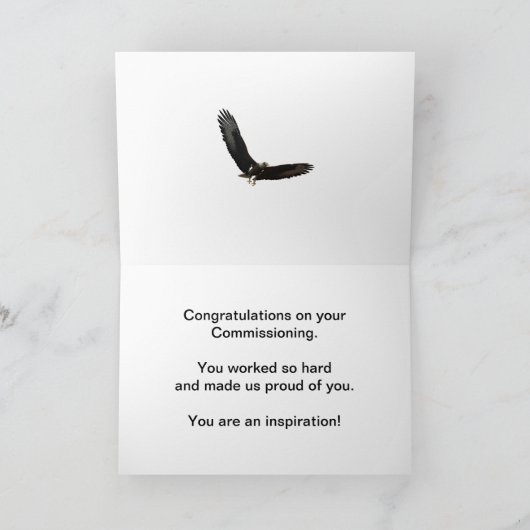 Carte Fils, commande avec un aigle chauve (Intérieur)