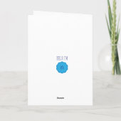 Carte Fils d'anniversaire (Dos)