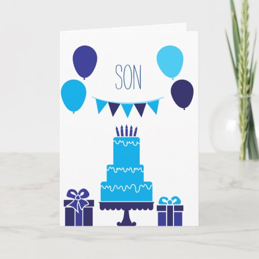 Carte Fils d'anniversaire (Devant)