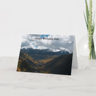 Carte Fils de joyeux anniversaire