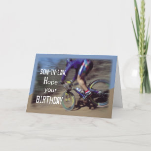 Carte Fils-en-Belle Sports VTT Anniversaire