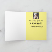 Carte Fils en droit Anniversaire drôle Grumpy Girl Noir (Intérieur)