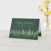 Carte Fils en droit Anniversaire Nature Therapy Forest C (Fleur jaune)