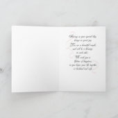 Carte Fils et "fille" le jour du mariage (Intérieur)