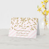 Carte Fils et Fils en droit Jour de mariage Félicitation (Fleur jaune)