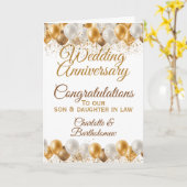 Carte Fils Fille En Droit mariage Anniversaire Ballons (Fleur jaune)